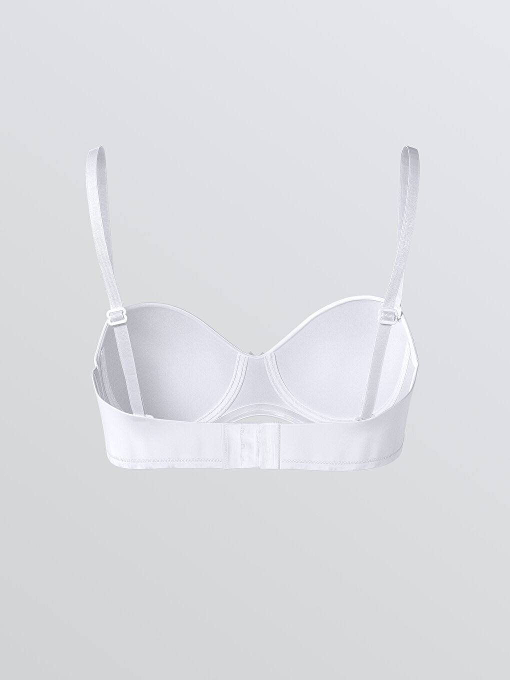 Wired Non-Padded Plain Strapless Bra-2
