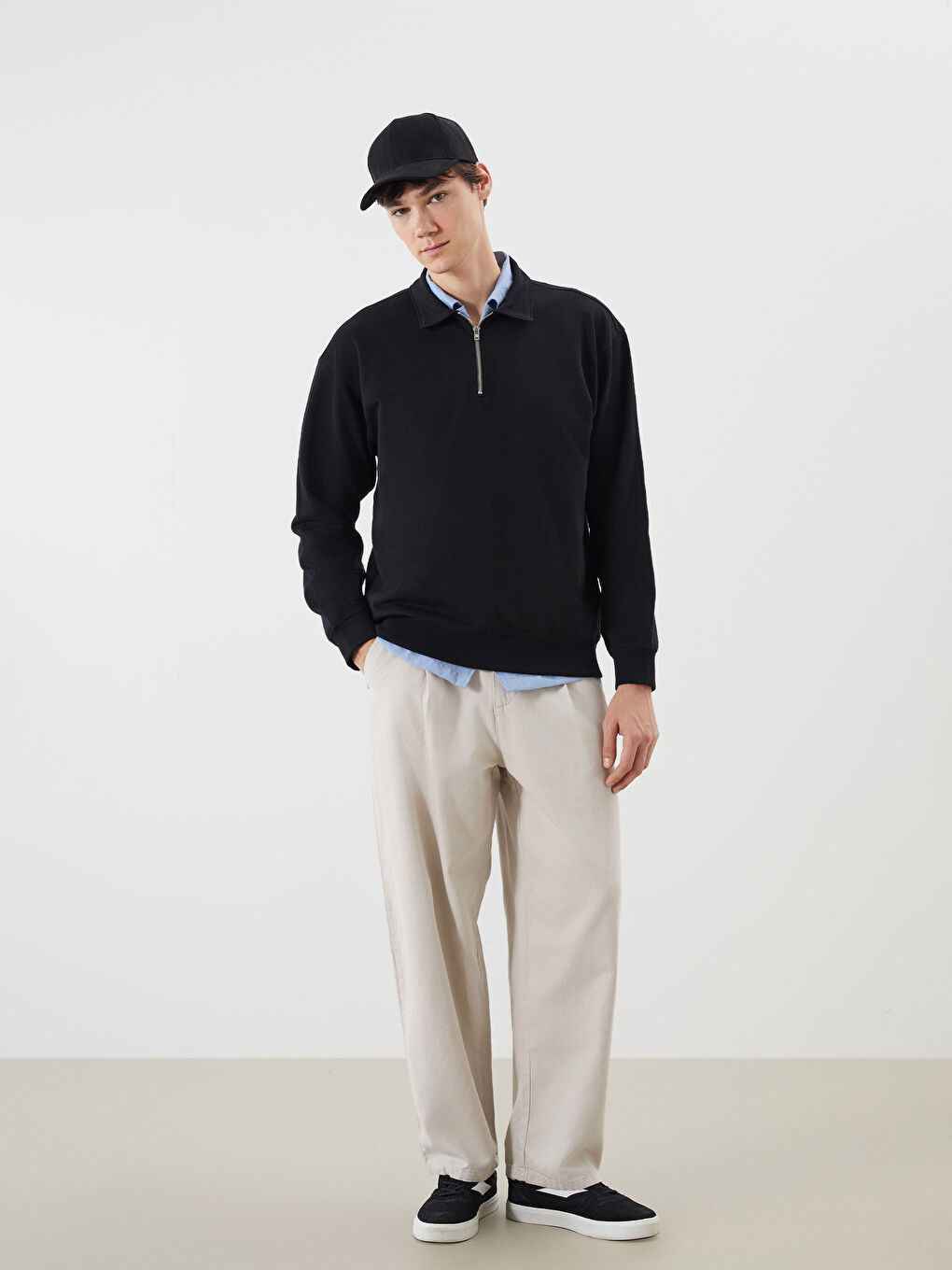 Casquette Pour Hommes Aspect Suède-4