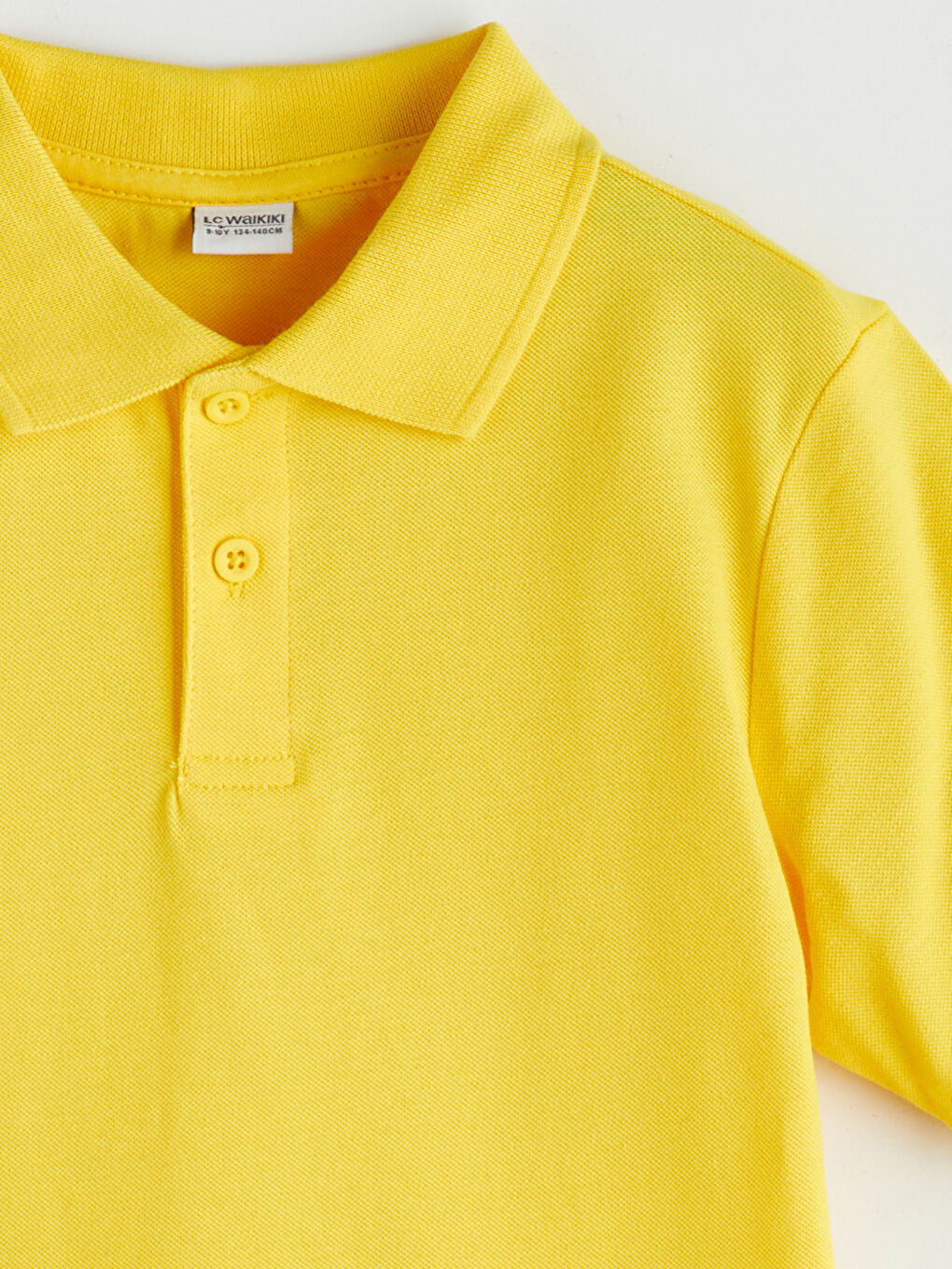 Sarı Polo Yaka Erkek Çocuk Tişört-2
