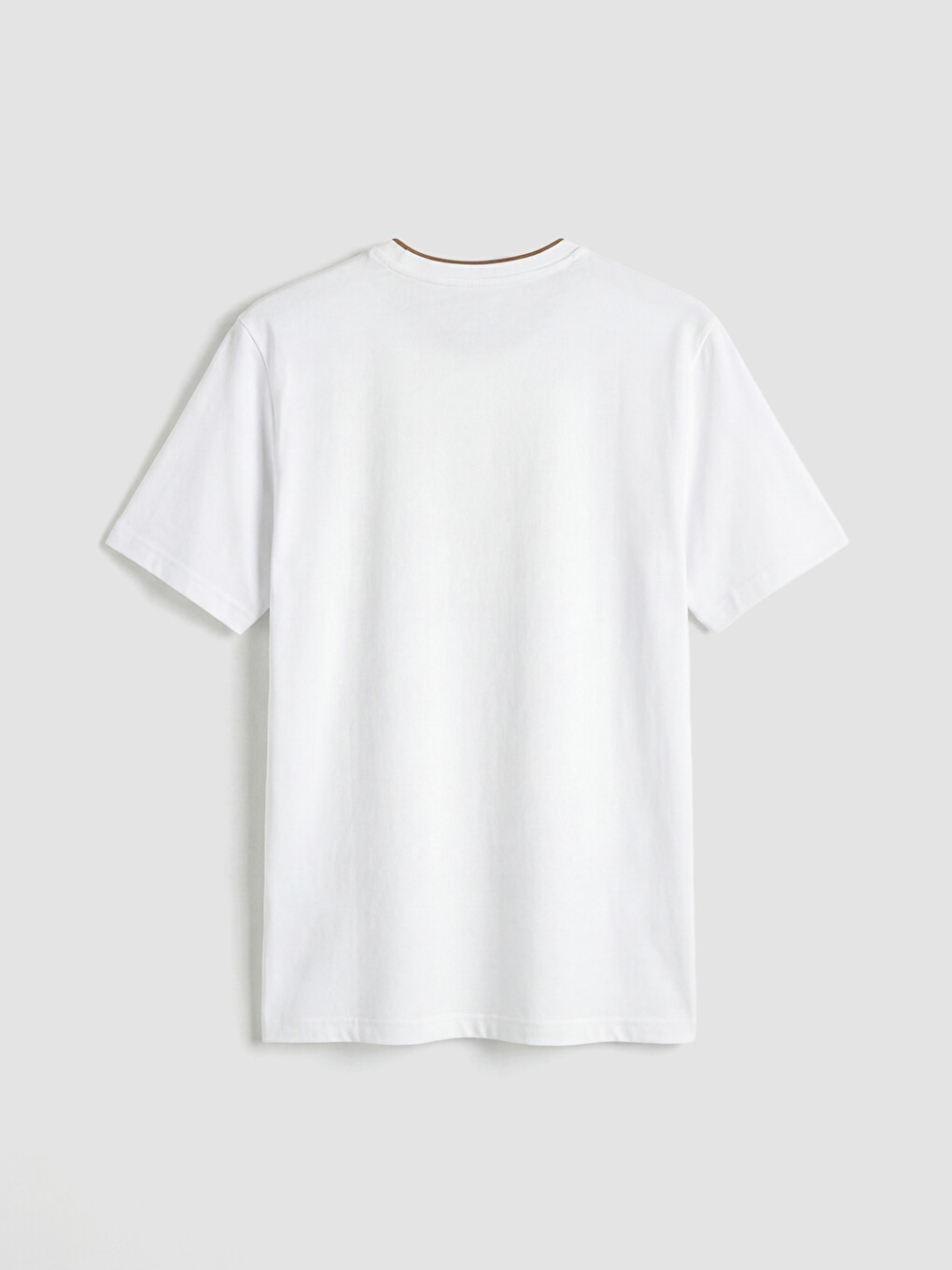 Crew Neck Short Sleeve Printed Combed Cotton Men's T-shirt-9