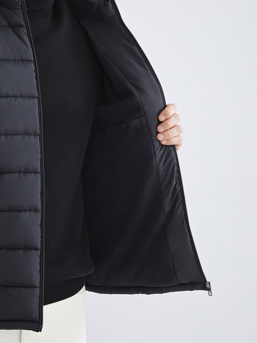 Standard Fit Hooded Men's Puffer Coat-3