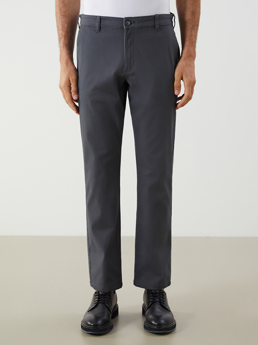 Standard Fit Men's Chino Trousers-3