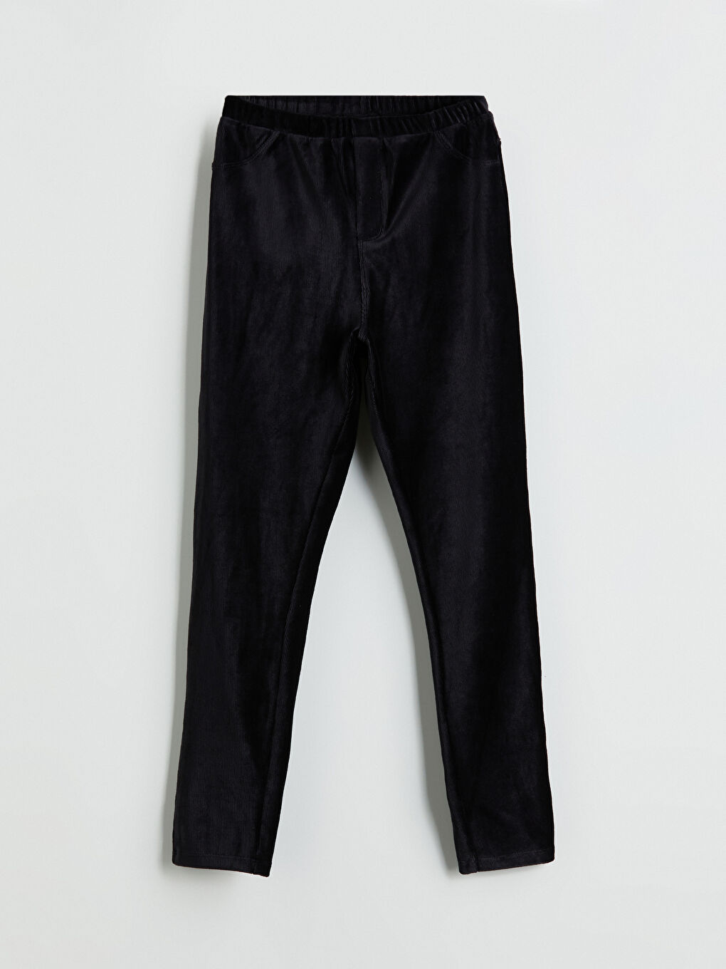 Elasticated Waist Velvet Girls' Leggings
