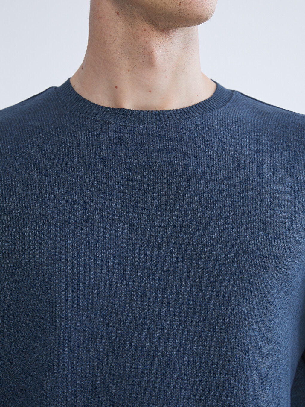 Crew Neck Long Sleeve Men's Sweatshirt-2