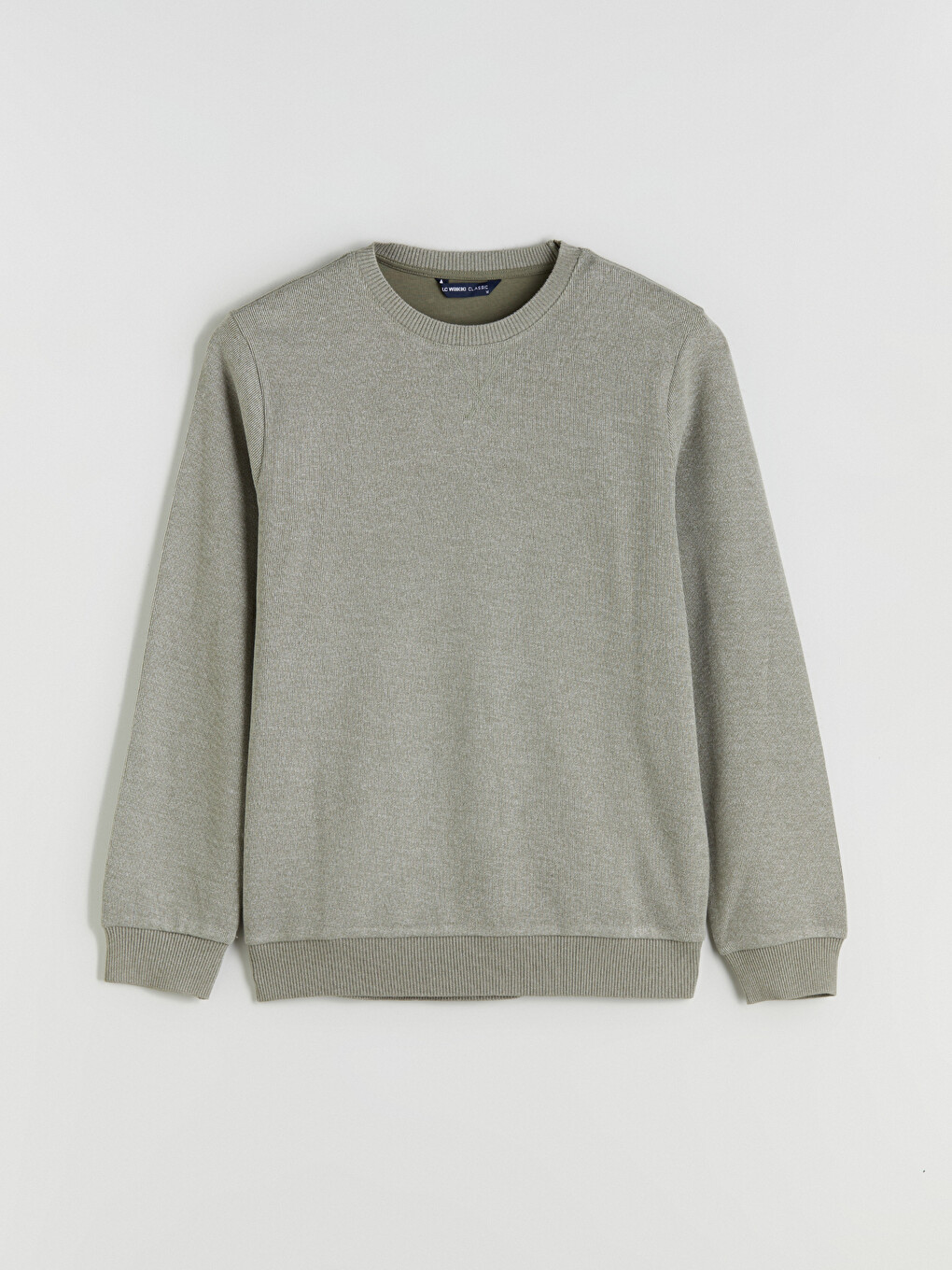 Crew Neck Long Sleeve Men's Sweatshirt-4