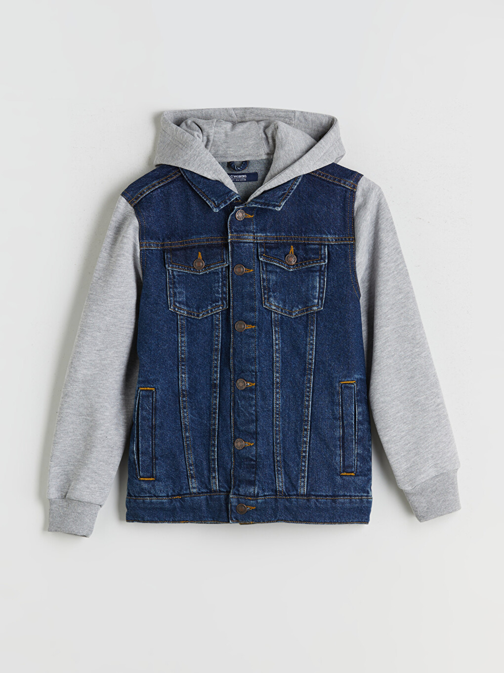 Hooded Boys' Denim Jacket