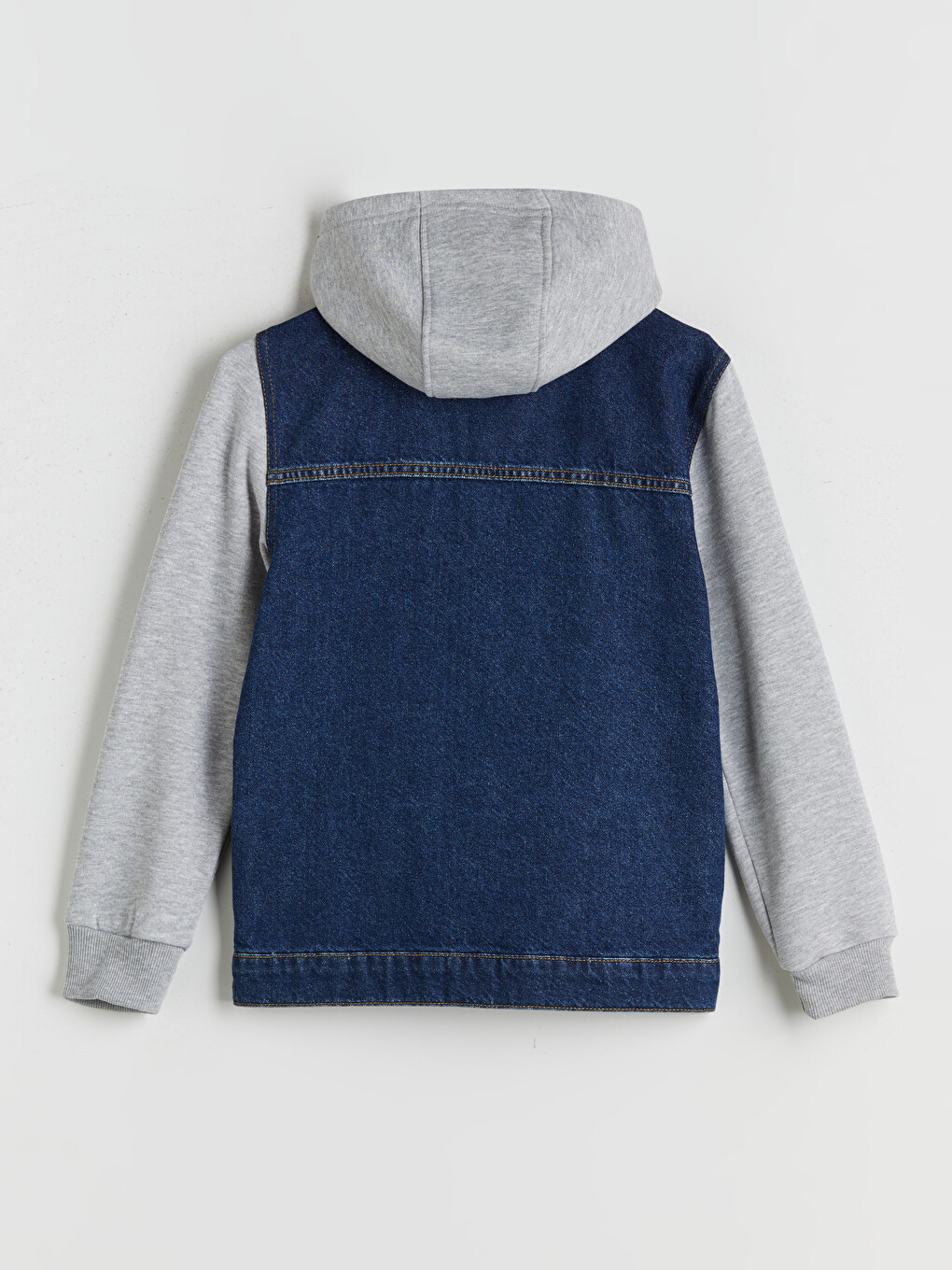 Hooded Boys' Denim Jacket-1