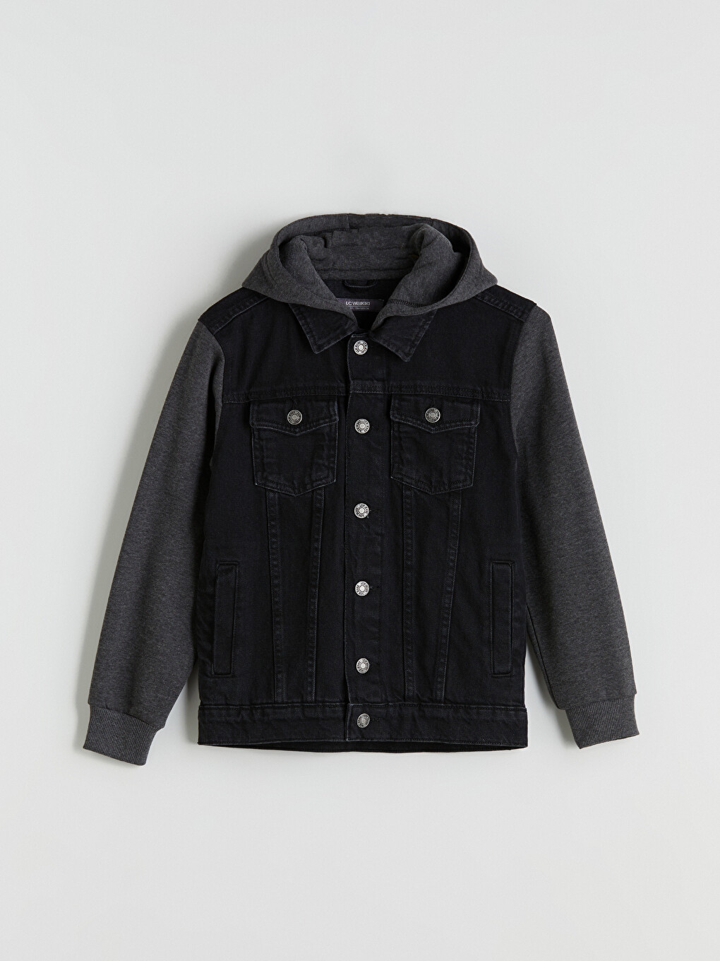 Hooded Boys' Denim Jacket-2
