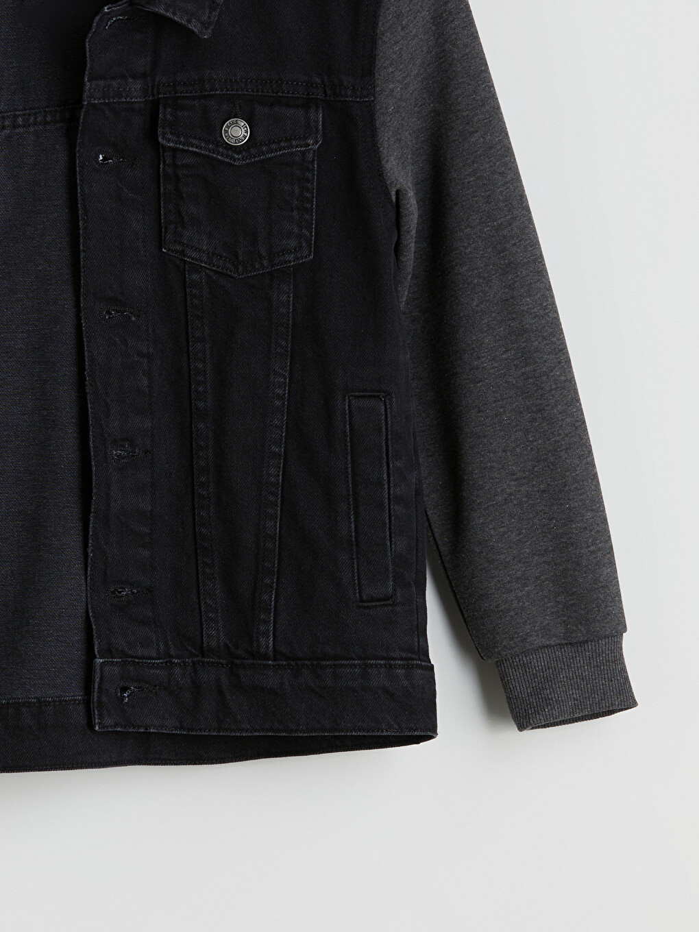 Hooded Boys' Denim Jacket-3