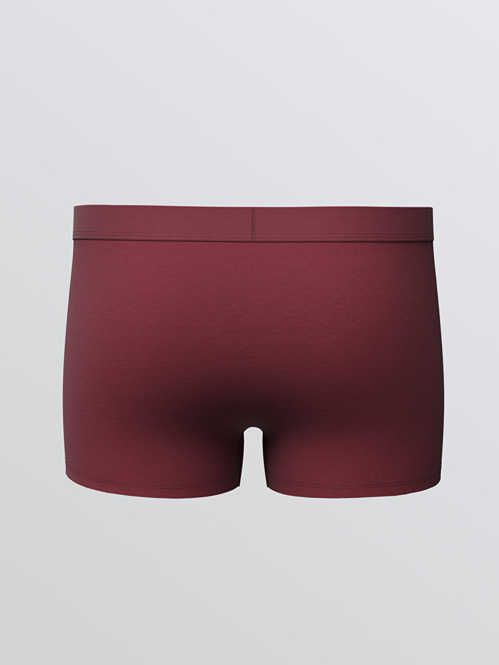 Bordo Standart Kalıp Pamuklu Esnek Erkek Boxer 2'li-8