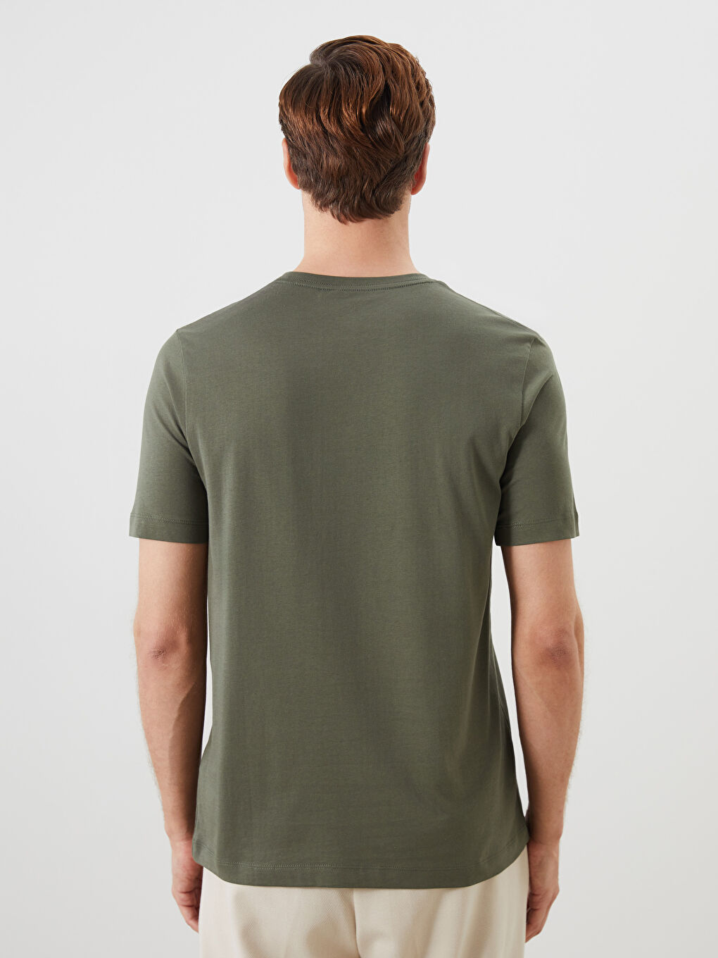 Crew Neck Jersey Men's T-Shirt -S41058Z8-LW2