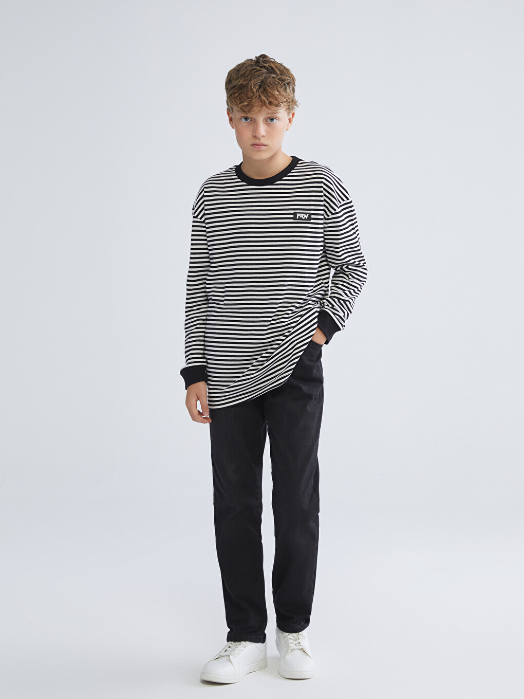 Adjustable Elastic Waist Boys' Jeans