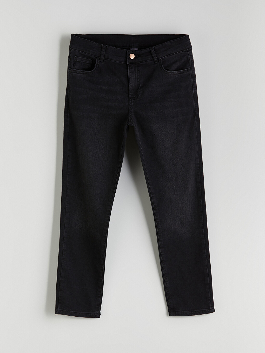 Adjustable Elastic Waist Boys' Jeans-1