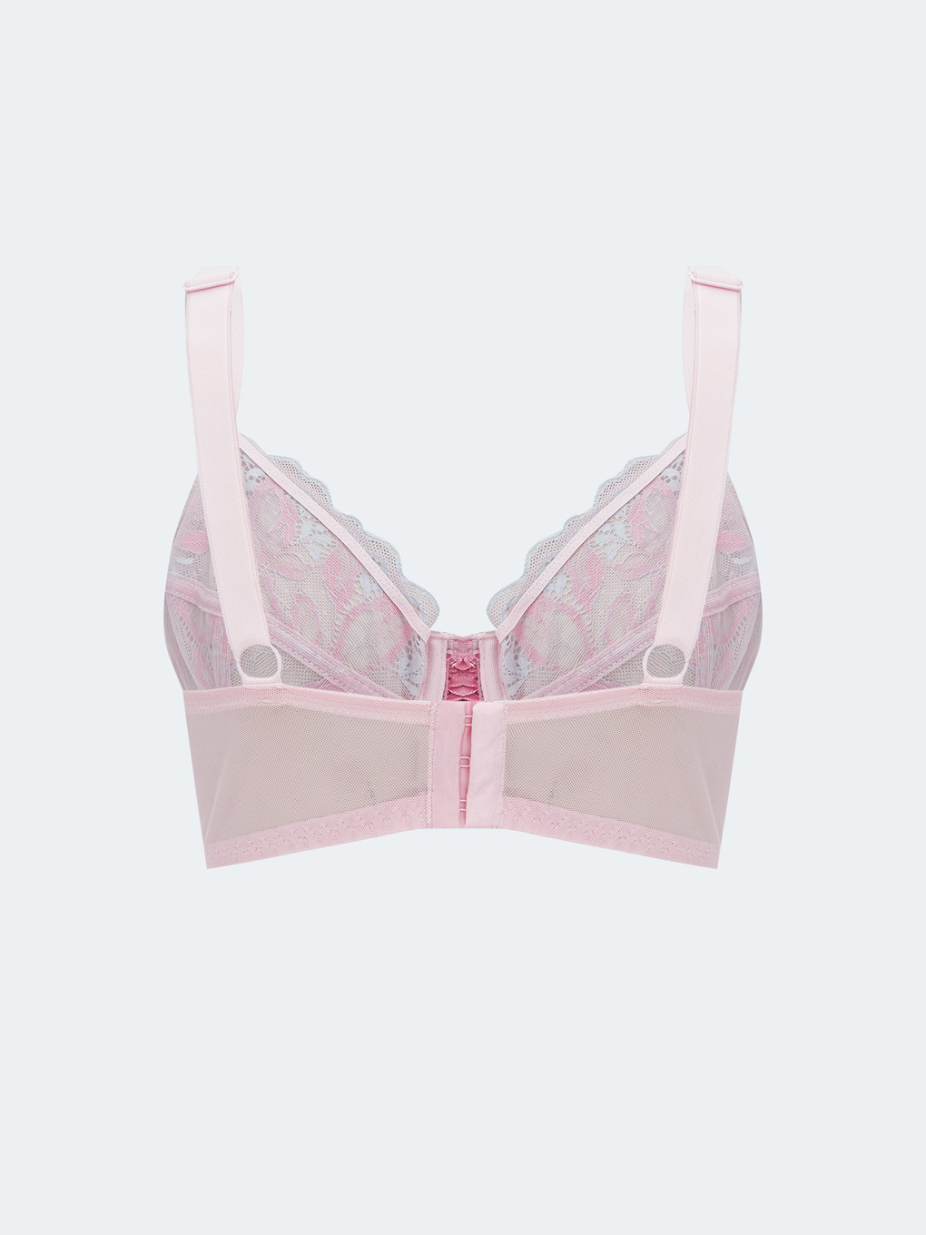 Wired Non-padded Lace Minimizer Bra-1