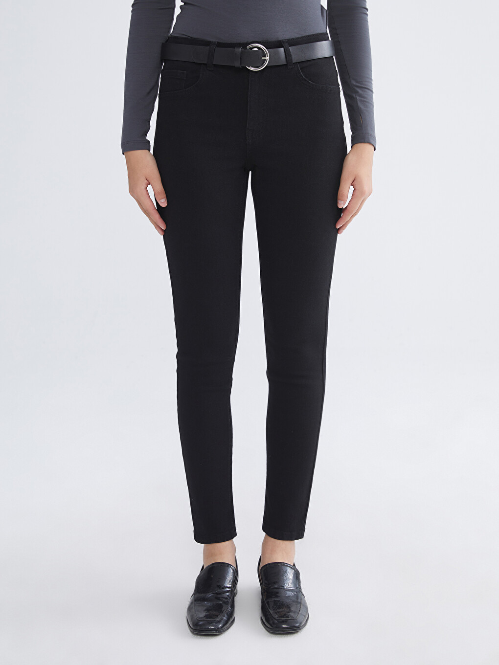 Siyah Mercury Skinny Fit Kadın Jean Pantolon-1