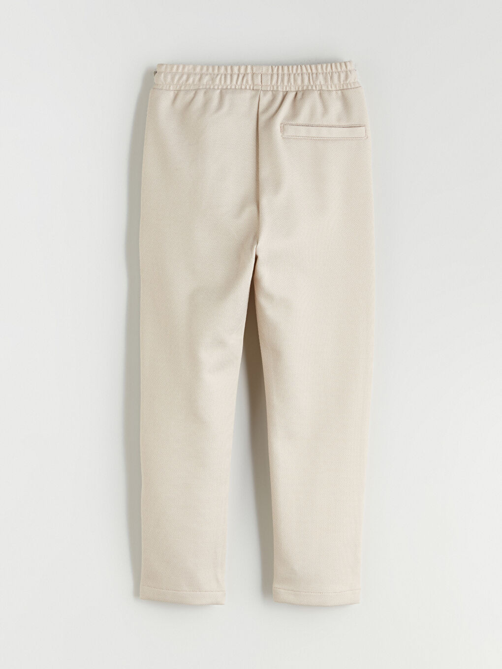 Bej Beli Lastikli Erkek Çocuk Pantolon-4
