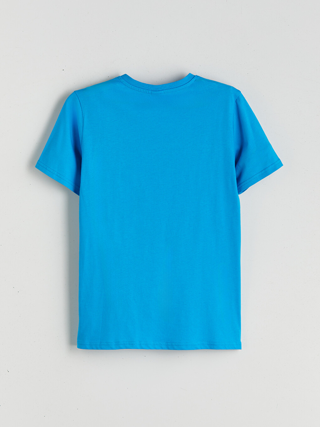 Crew Neck Basic Short Sleeve Boys' T-shirt-3