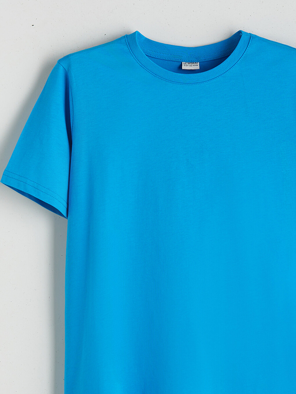 Crew Neck Basic Short Sleeve Boys' T-shirt-4
