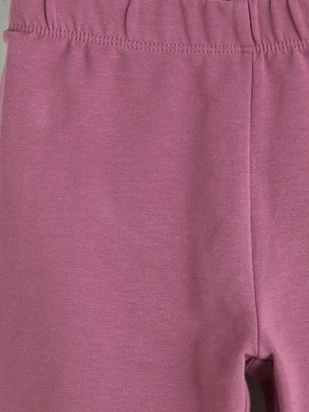 Mürdüm Beli Lastikli Basic Kız Çocuk Tayt-4
