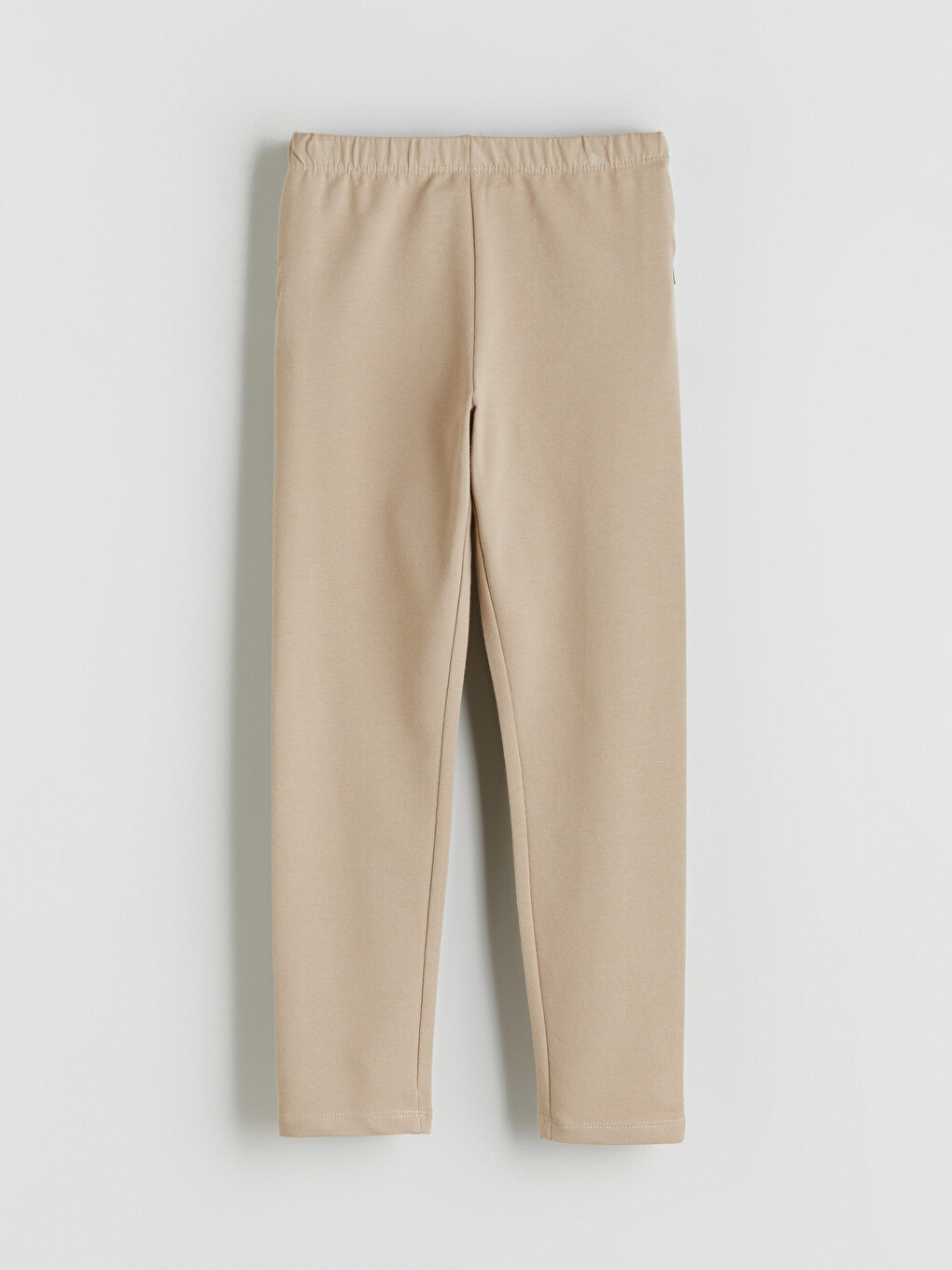 Elastic Waist Basic Girls' Leggings-1