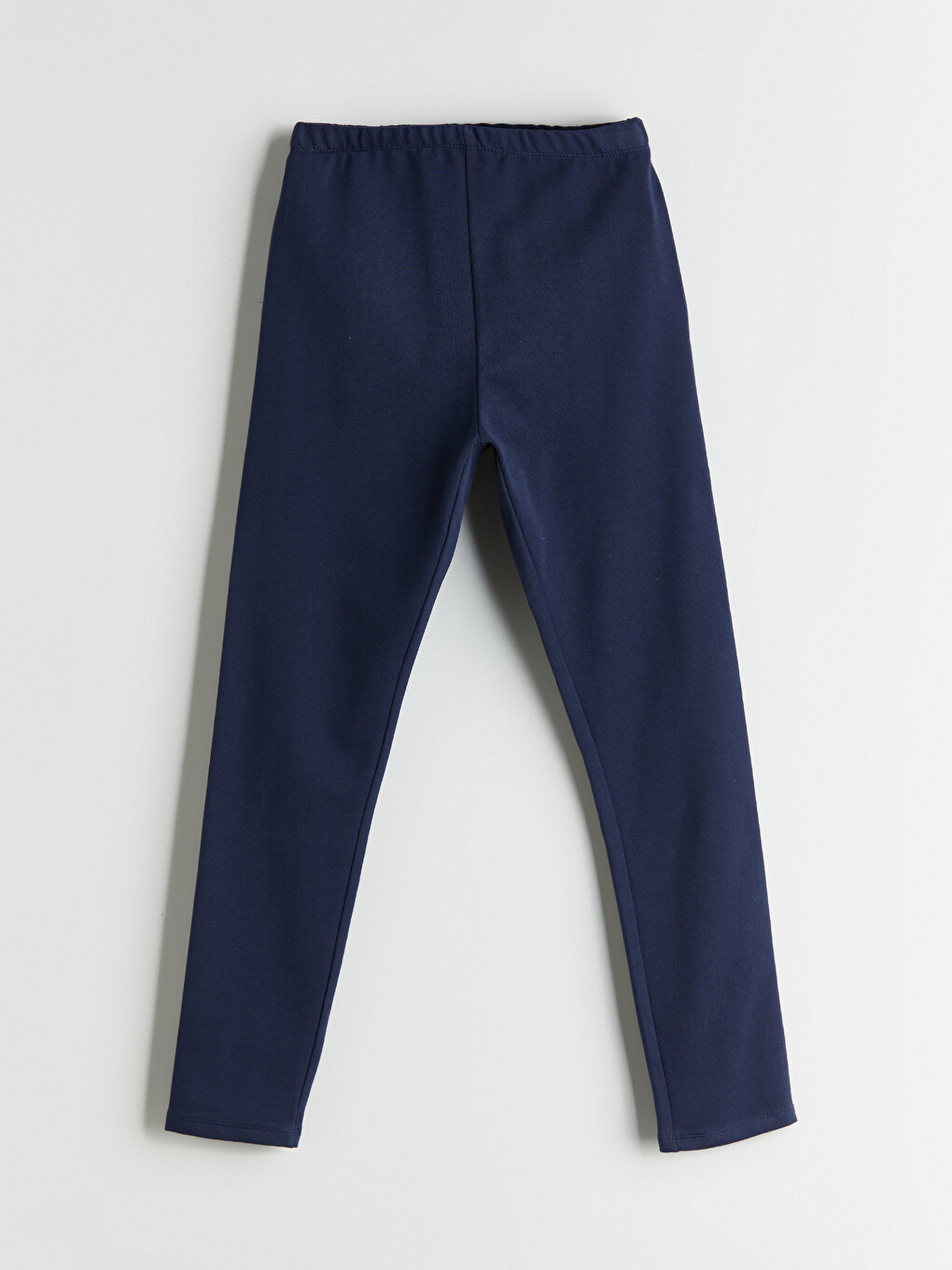 Elastic Waist Basic Girls' Leggings-1