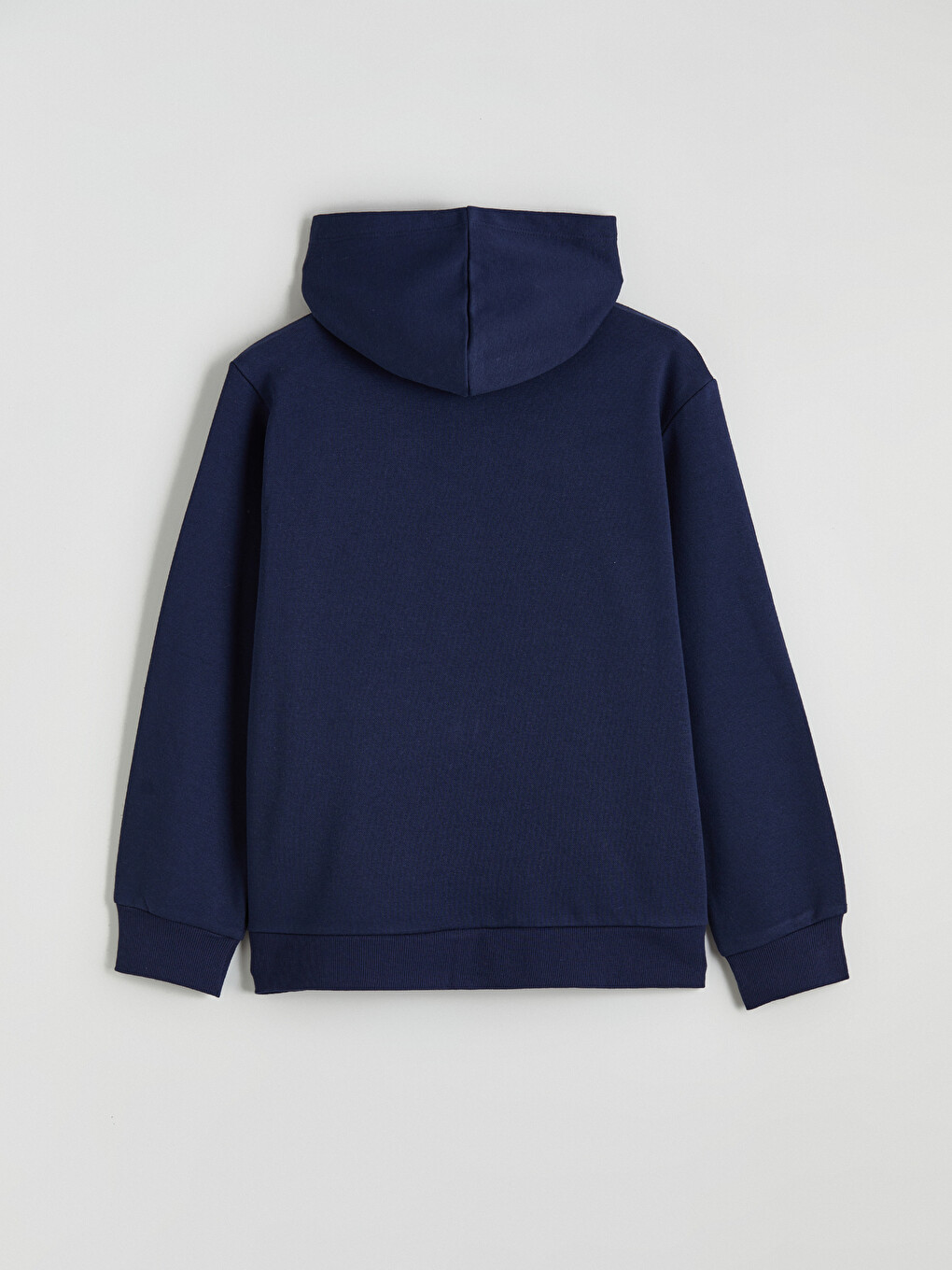 Hooded Basic Long Sleeve Girls' Zippered Sweatshirt-3