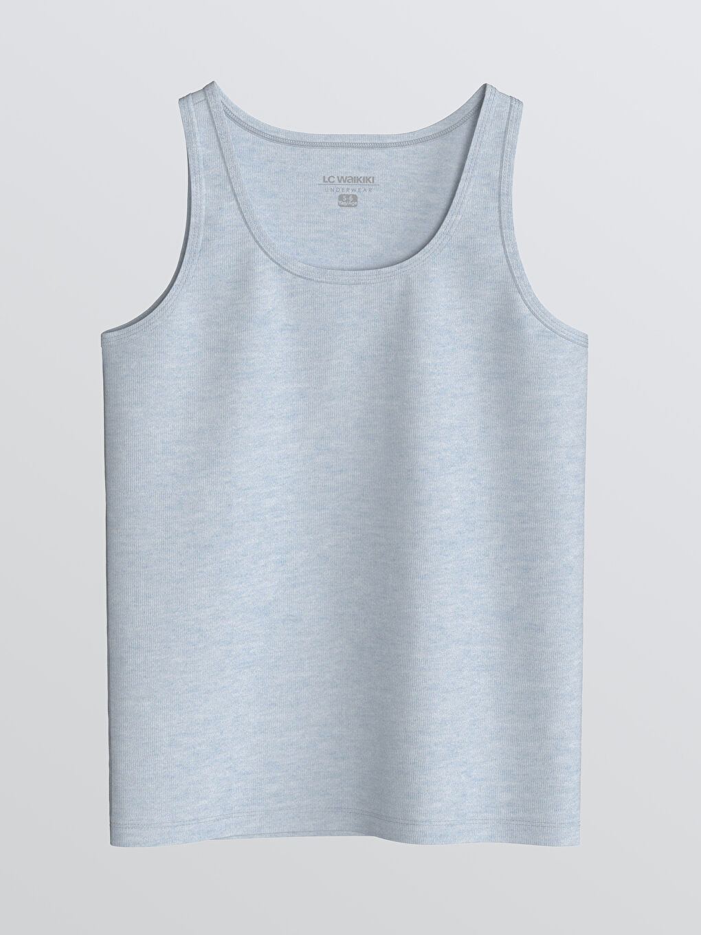 Mavi Bisiklet Yaka Erkek Çocuk Atlet 2'li-4