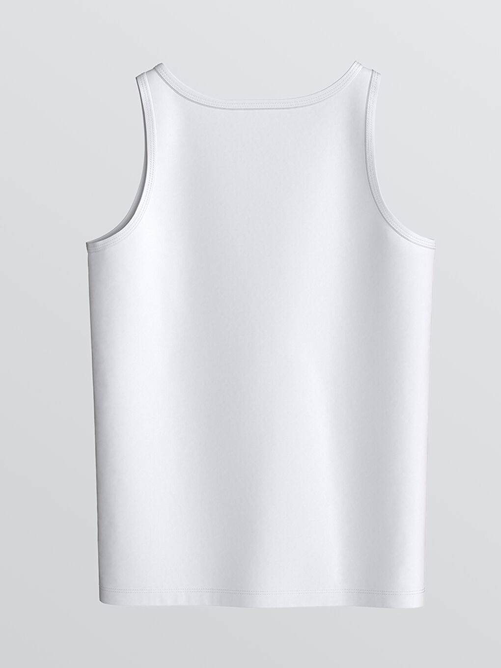 Mavi Bisiklet Yaka Erkek Çocuk Atlet 2'li-6