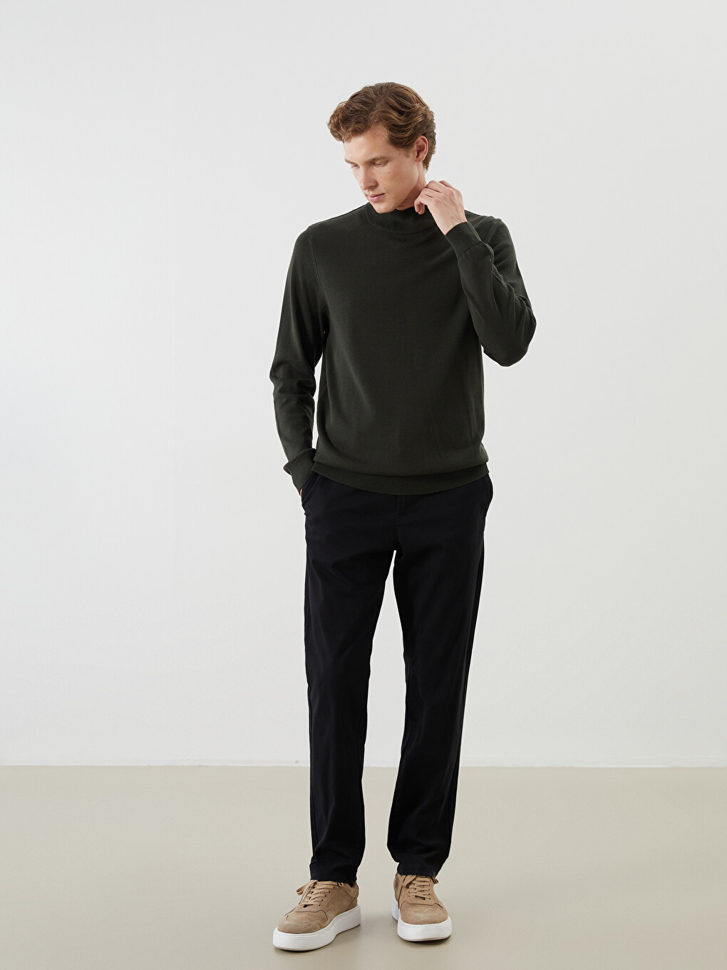 Slim Fit Men's Chino Trousers-1