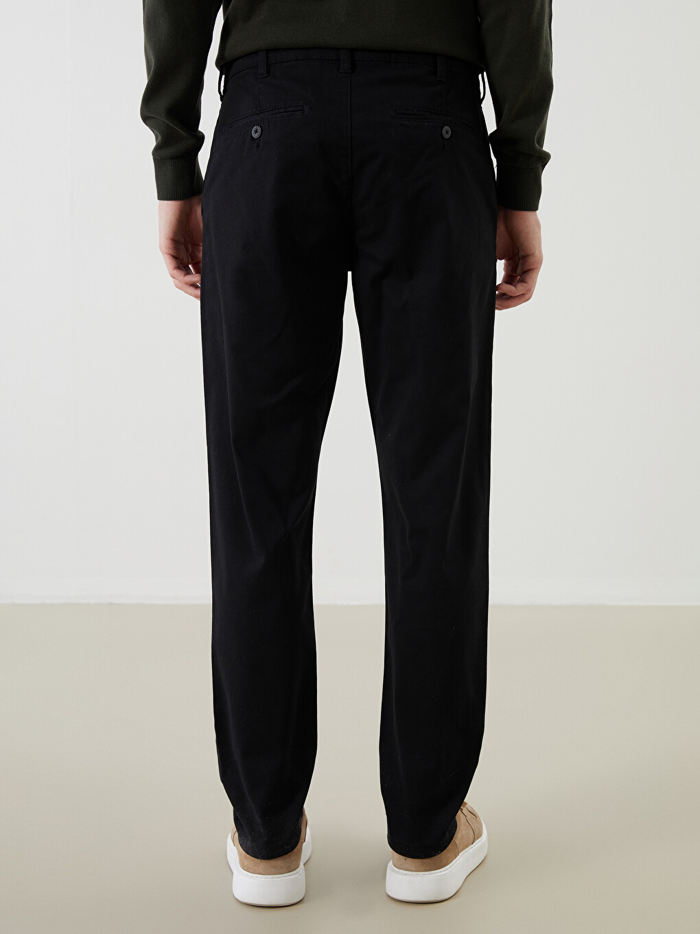 Slim Fit Men's Chino Trousers-6