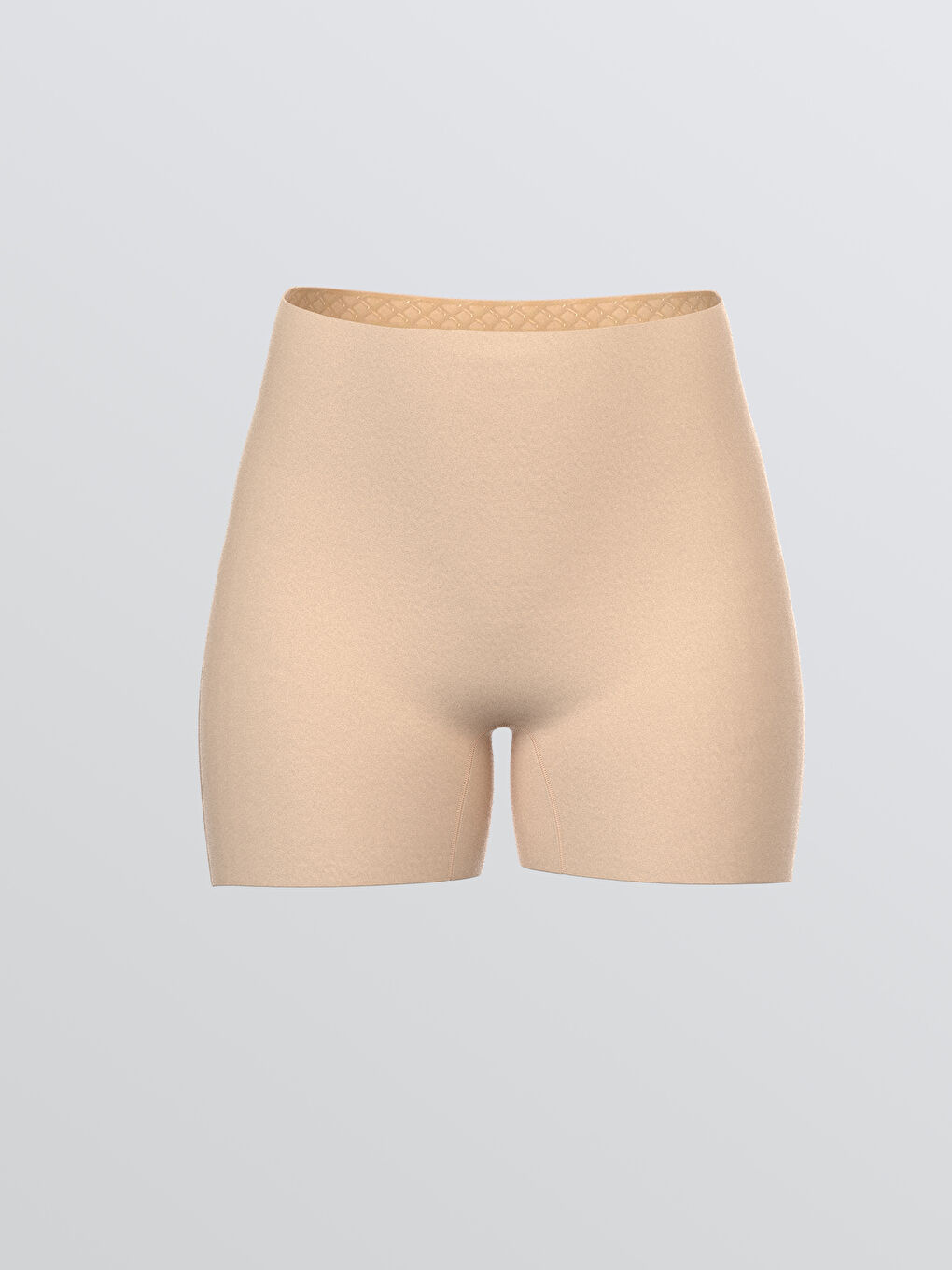 Pembe Yüksek Bel Düz Külot Korse-1