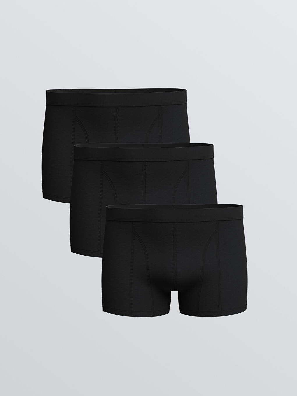 Standart Kalıp Pamuklu Esnek Erkek Boxer 3'lü-1