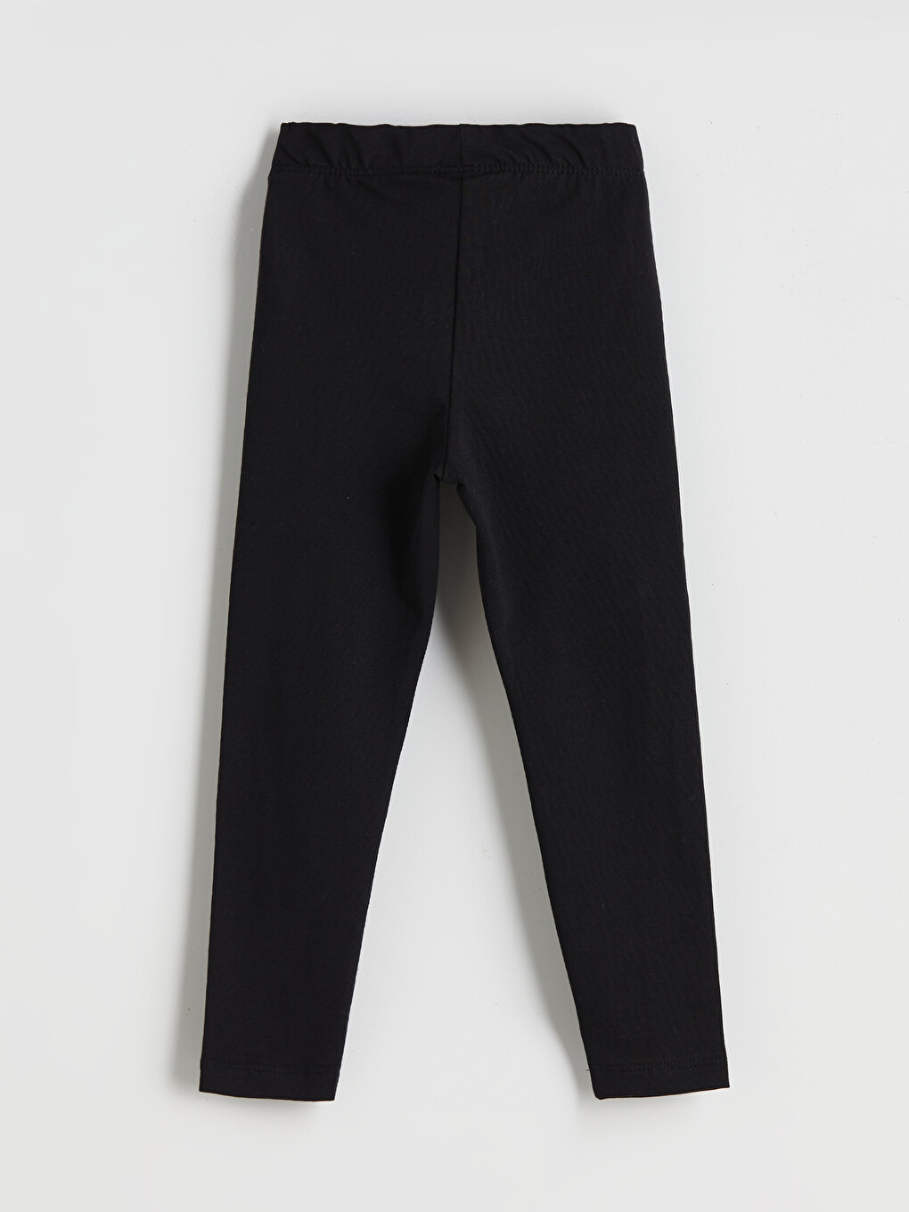 Elastic Waist Baby Girl Basic Leggings-2