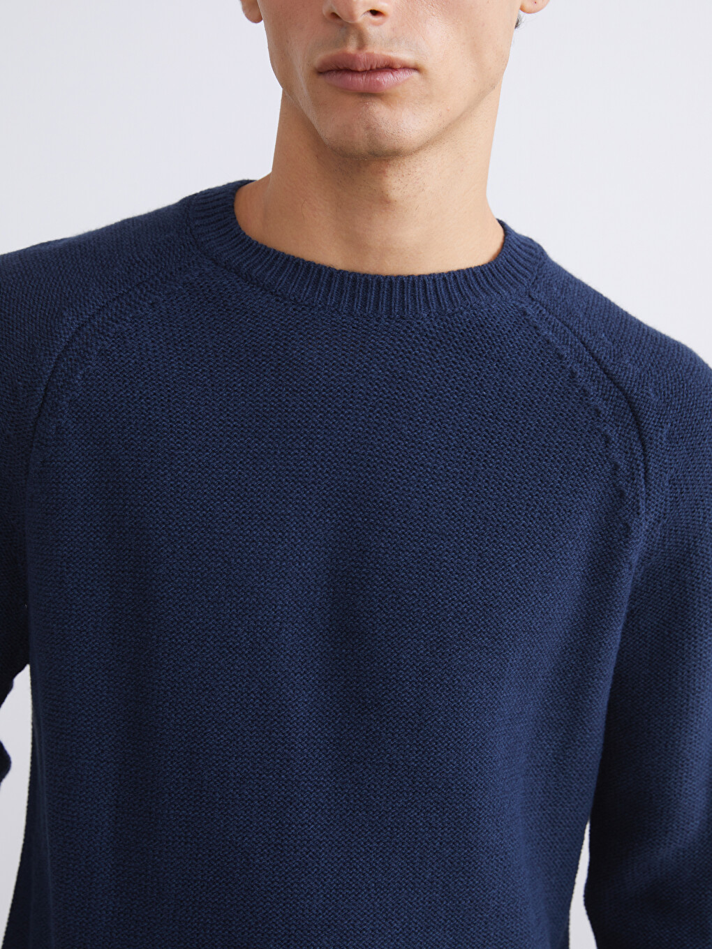 Crew Neck Men's Knitwear Sweater-2
