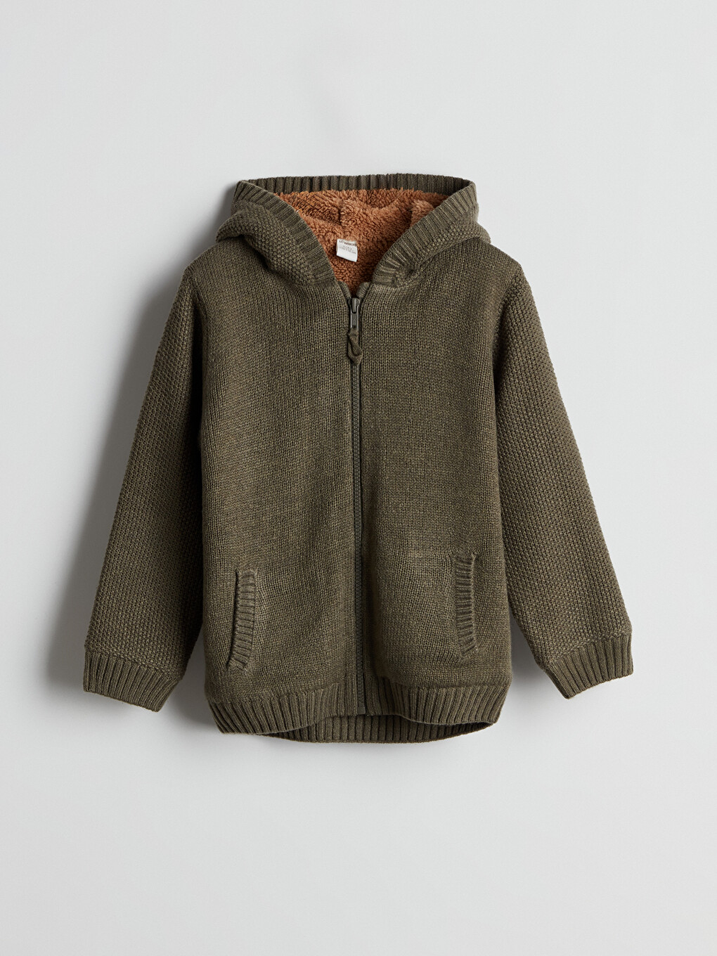 Hooded Baby Boys' Knitwear Cardigan-2