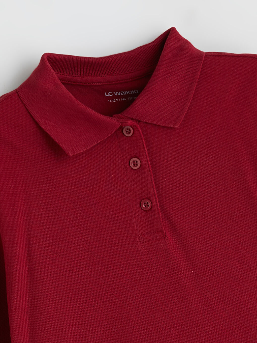 Polo Neck Girls' T-Shirt -W43432Z4-HQG