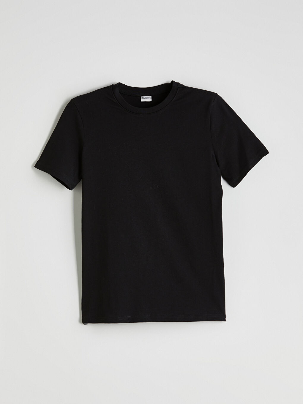 Crew Neck Basic Short Sleeve Boys' T-Shirt -W43464Z4-CVL