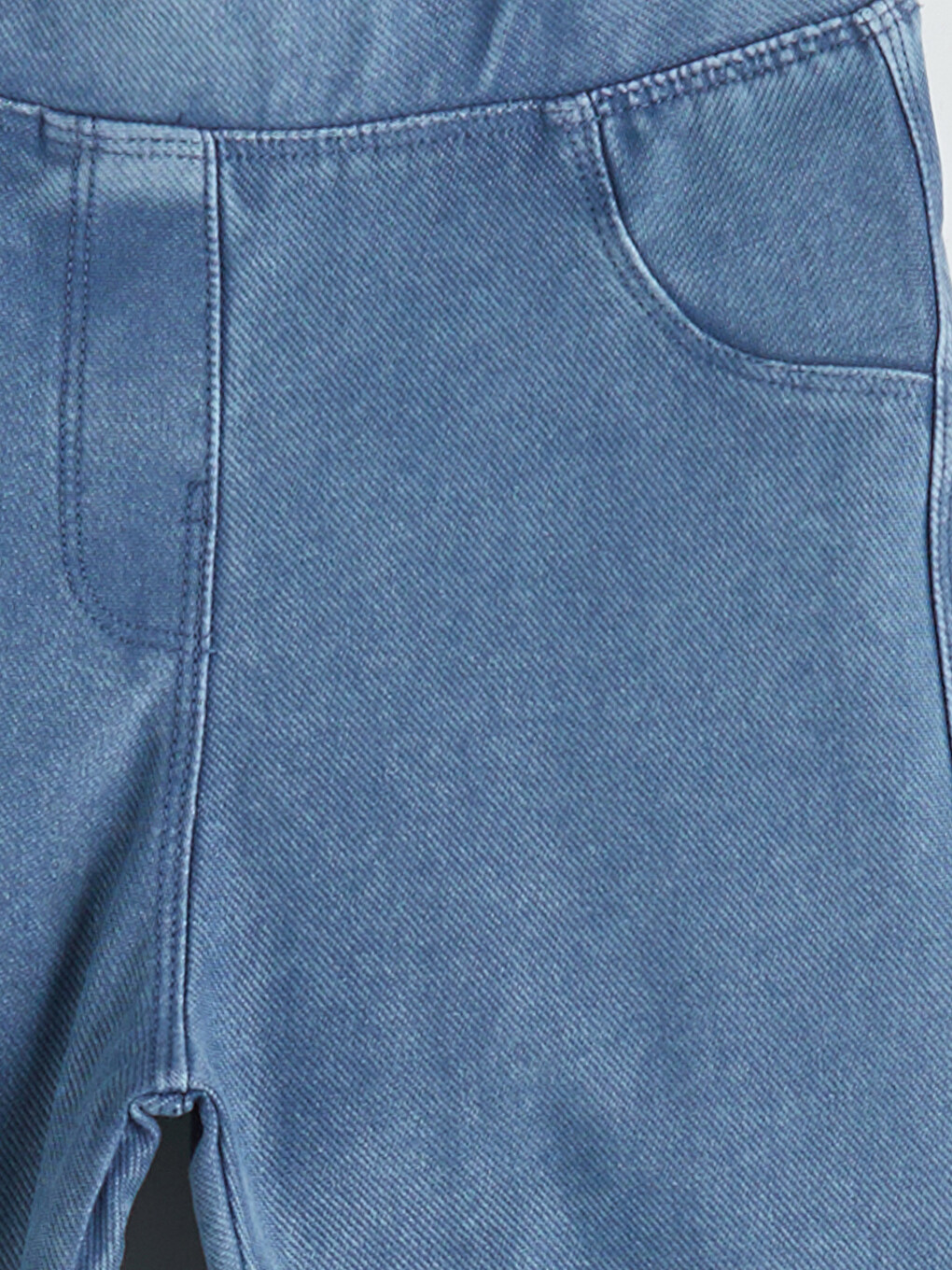 Pantalon Leggings Basique À Taille Élastique Pour Fille-4