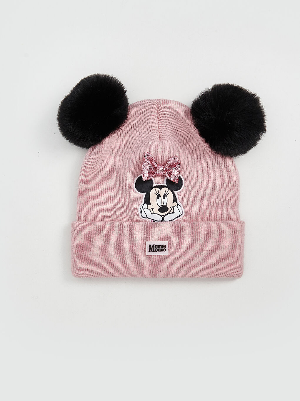 Minnie Mouse Embroidered Girls' Beret -W47137Z4-FVB