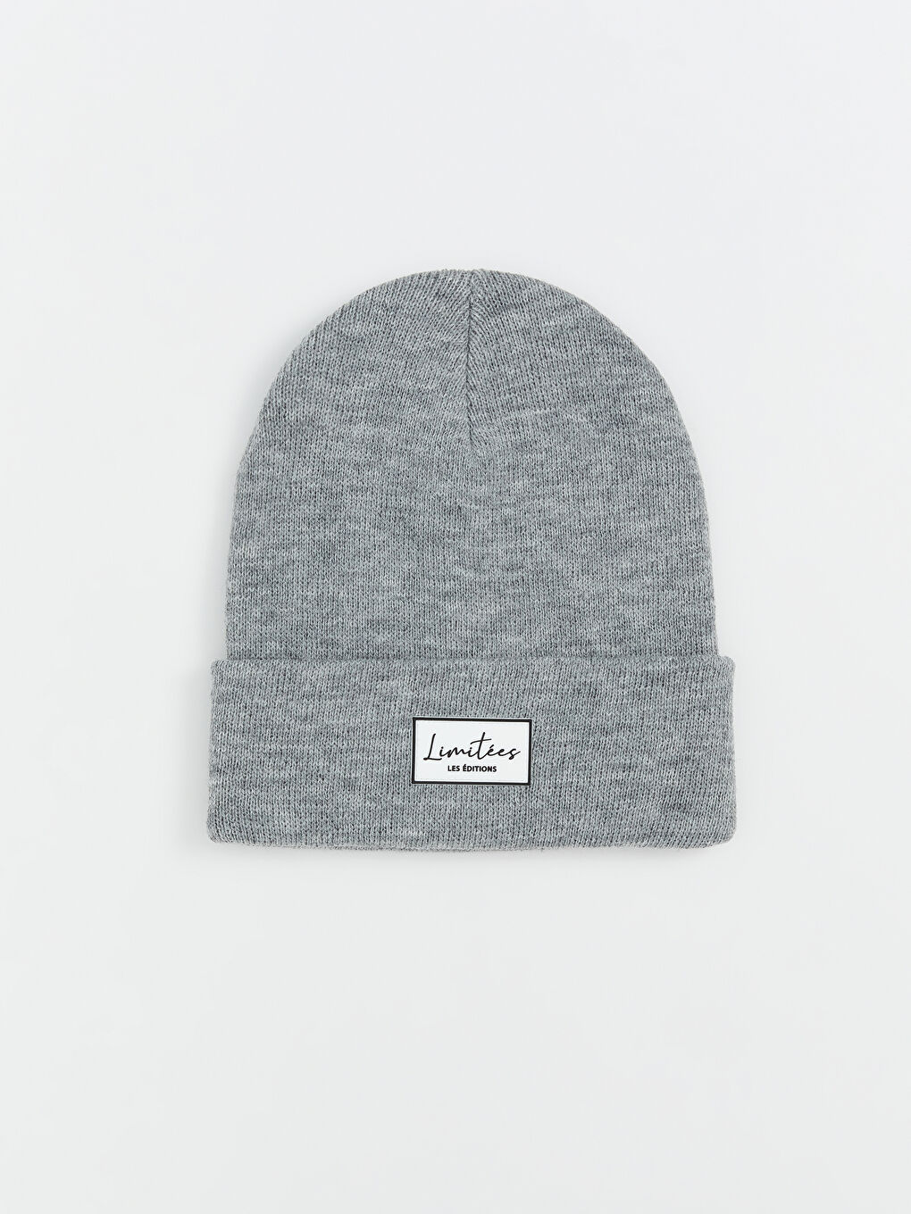 Gri Baskılı Erkek Bere-2