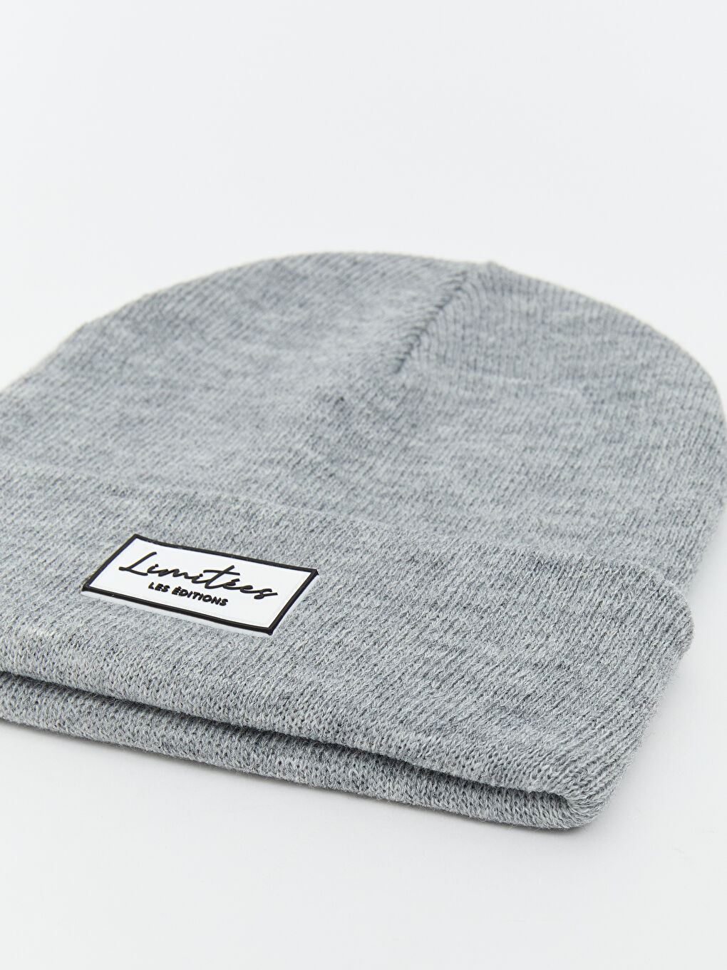 Gri Baskılı Erkek Bere-6