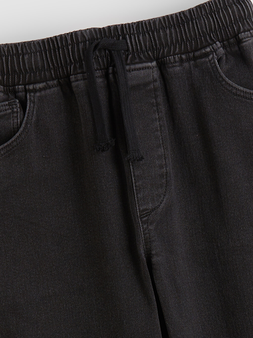 Elastic Waist Boys' Jeans-2