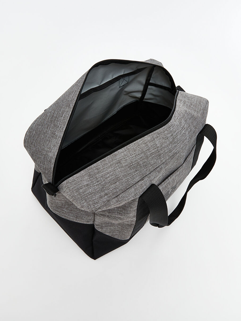 Siyah Baskılı Erkek Spor Çantası-4