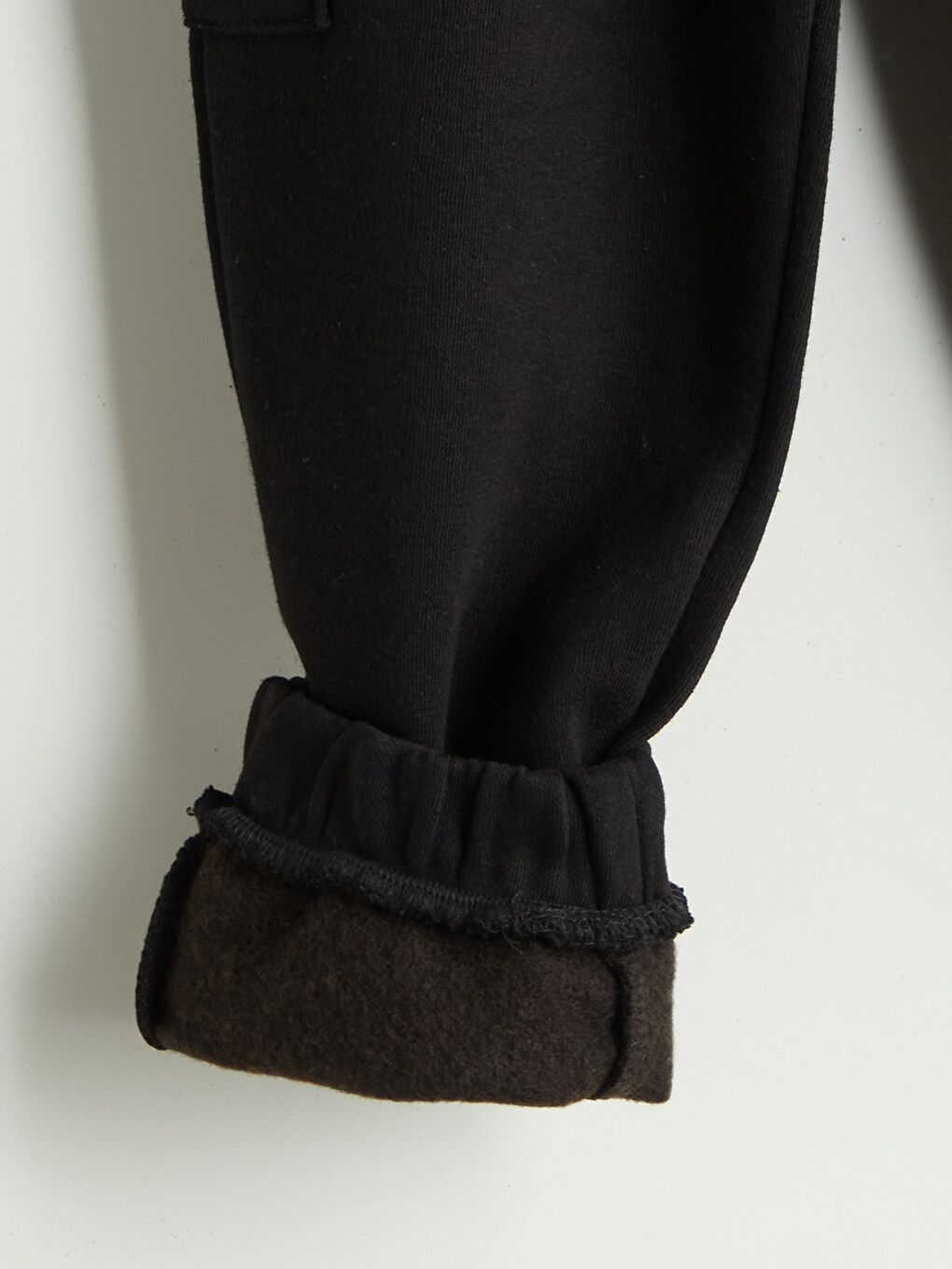 Pantaloni De Trening Jogger Groși Basic Cu Talie Elastică Pentru Băieți-2