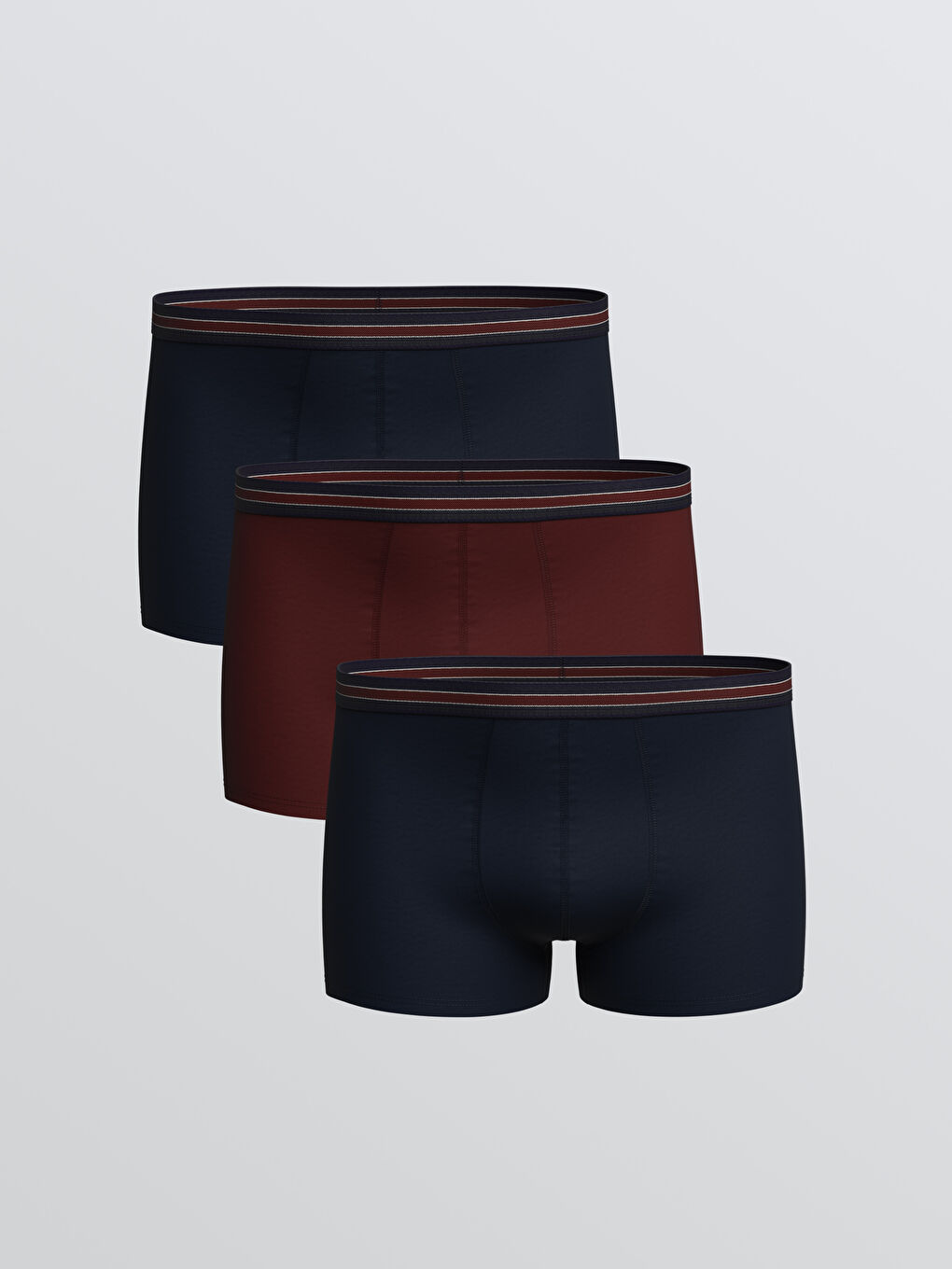 Standart Kalıp Pamuklu Esnek Erkek Boxer 3'lü-1