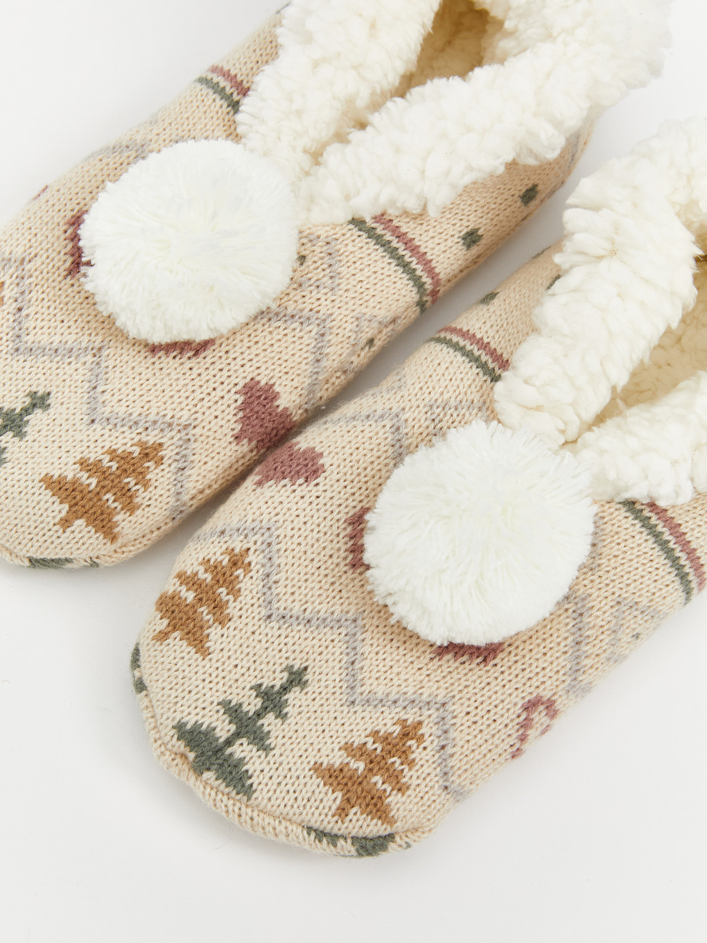 New Year Themed Women's Home Socks-3
