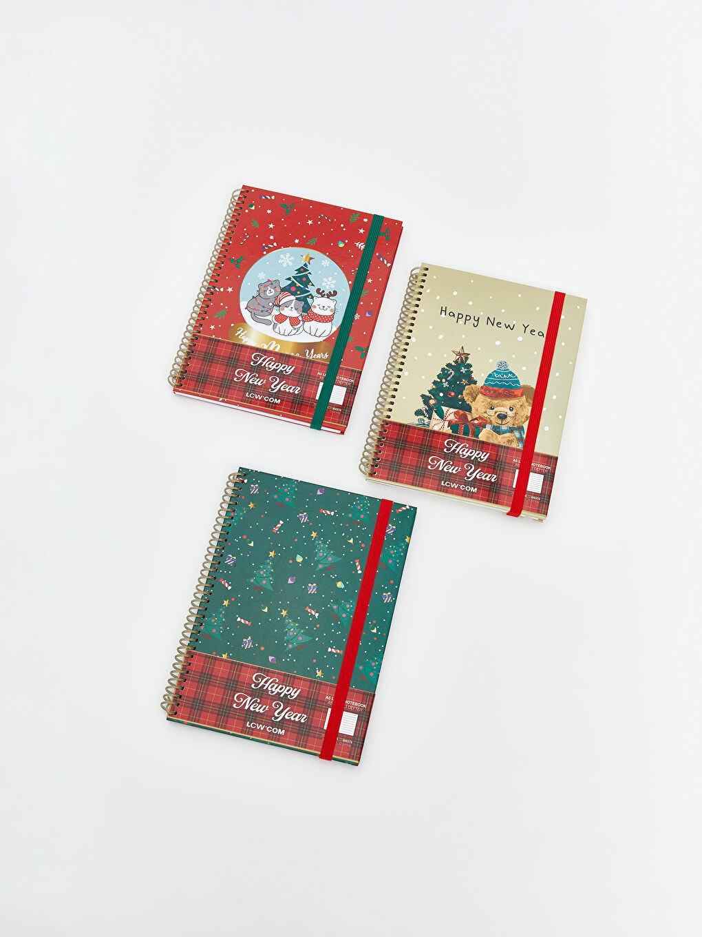 LCW ACCESSORIES New Year's Themed Lined Notebook -W4H772Z8-QBC