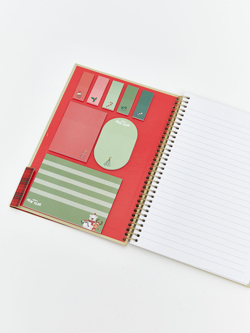 LCW ACCESSORIES New Year's Themed Lined Notebook -W4H772Z8-QBC