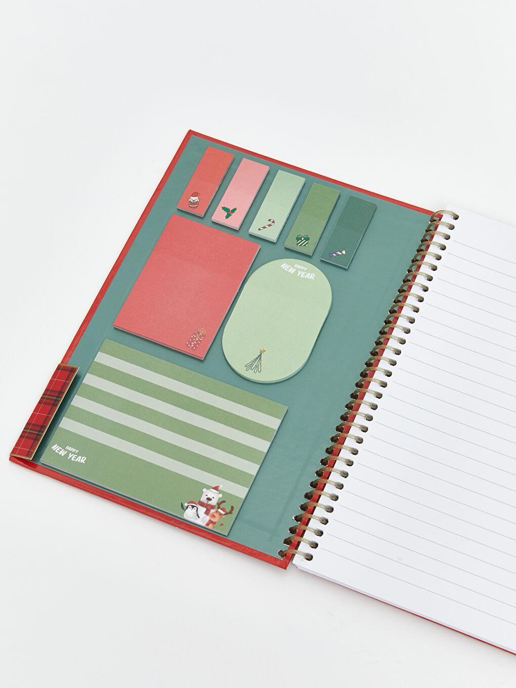 LCW ACCESSORIES New Year's Themed Lined Notebook -W4H772Z8-QBC