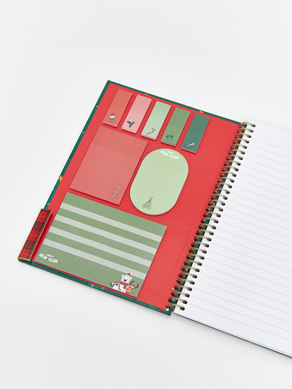 LCW ACCESSORIES New Year's Themed Lined Notebook -W4H772Z8-QBC